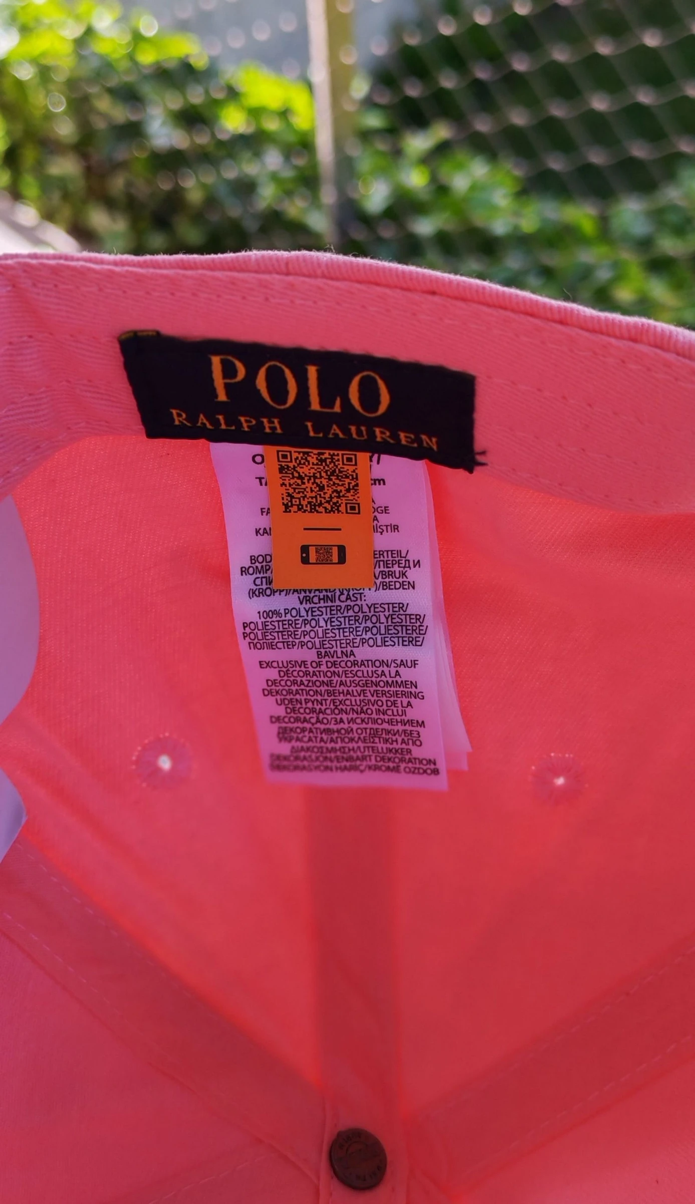 Boné Ralph Lauren Rosa – photo 4